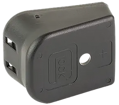 Glock Plus Two Magazine Floor Plate 9mm/40 S&W/357 Sig/45 ACP Black Polymer