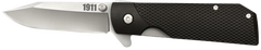 Cold Steel 20NPJAA 1911 3" Folding Clip Point Plain 4034 SS Blade Black Griv-Ex Handle