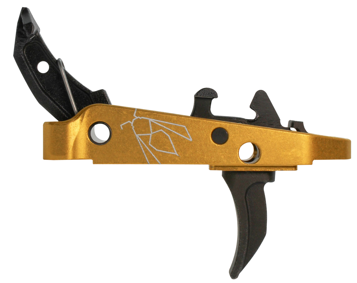CMC Triggers 47407 Drop-In Yella Jacket Combat Trigger Group 2.0 AK-47 Single-Stage Curved 2.5 lbs Trigger