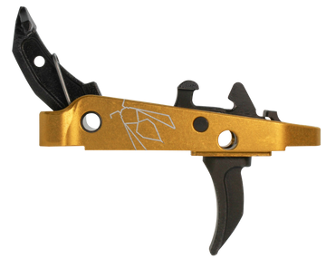CMC Triggers 47407 Drop-In Yella Jacket Combat Trigger Group 2.0 AK-47 Single-Stage Curved 2.5 lbs Trigger