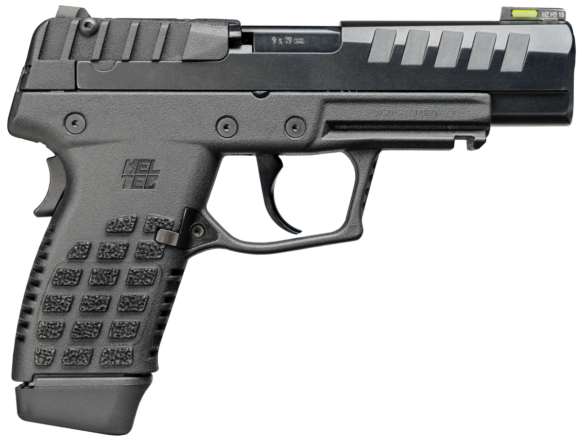 Kel-Tec P15 9mm Luger 4" 15+1 Striker-Fired Semi-Auto Pistol - Black