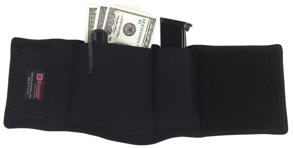 Galco Ankle Safe Black Neoprene Ankle Holster - Springfield SA-35 13" Hook & Loop