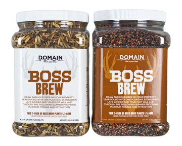 Domain Outdoor Boss Brew 1/2 Acre Food Plot Seed Mix for Whitetail Deer