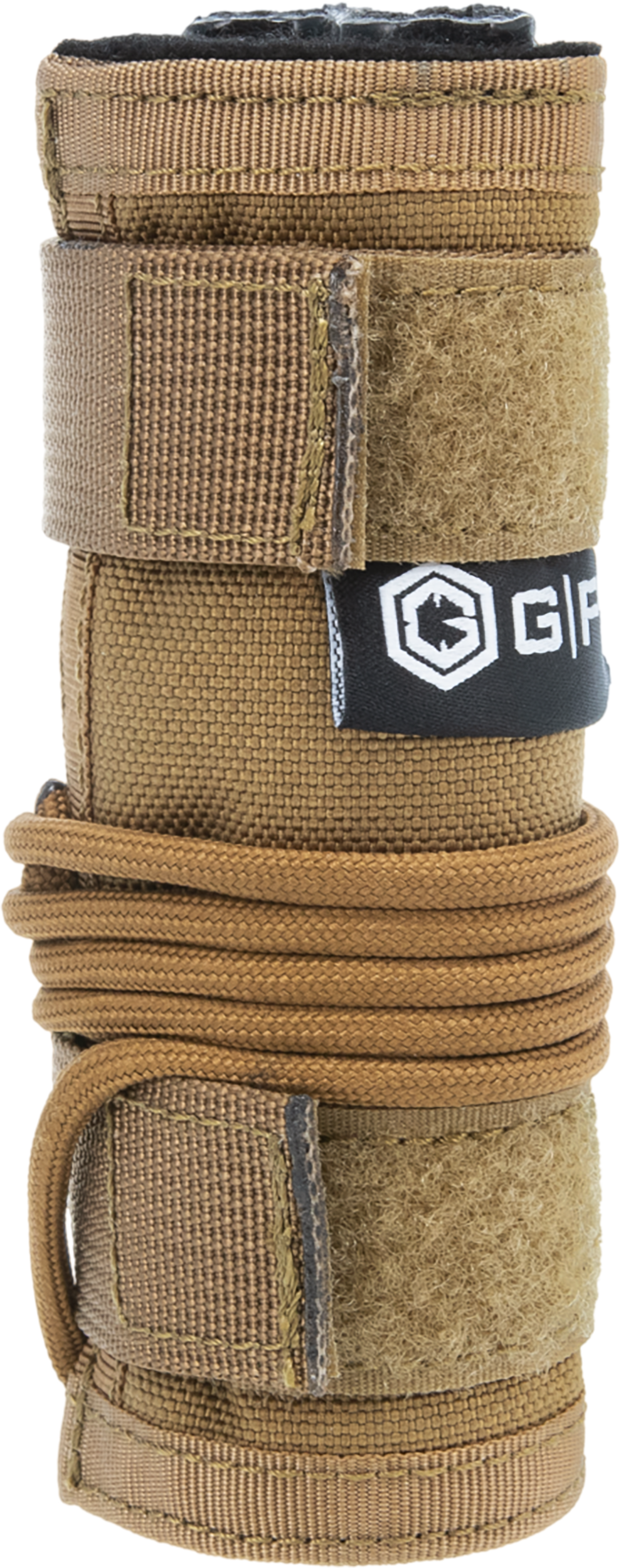 G Outdoors GPS Tactical Suppressor Cover 22 LR 5" 1000D Nylon Tan