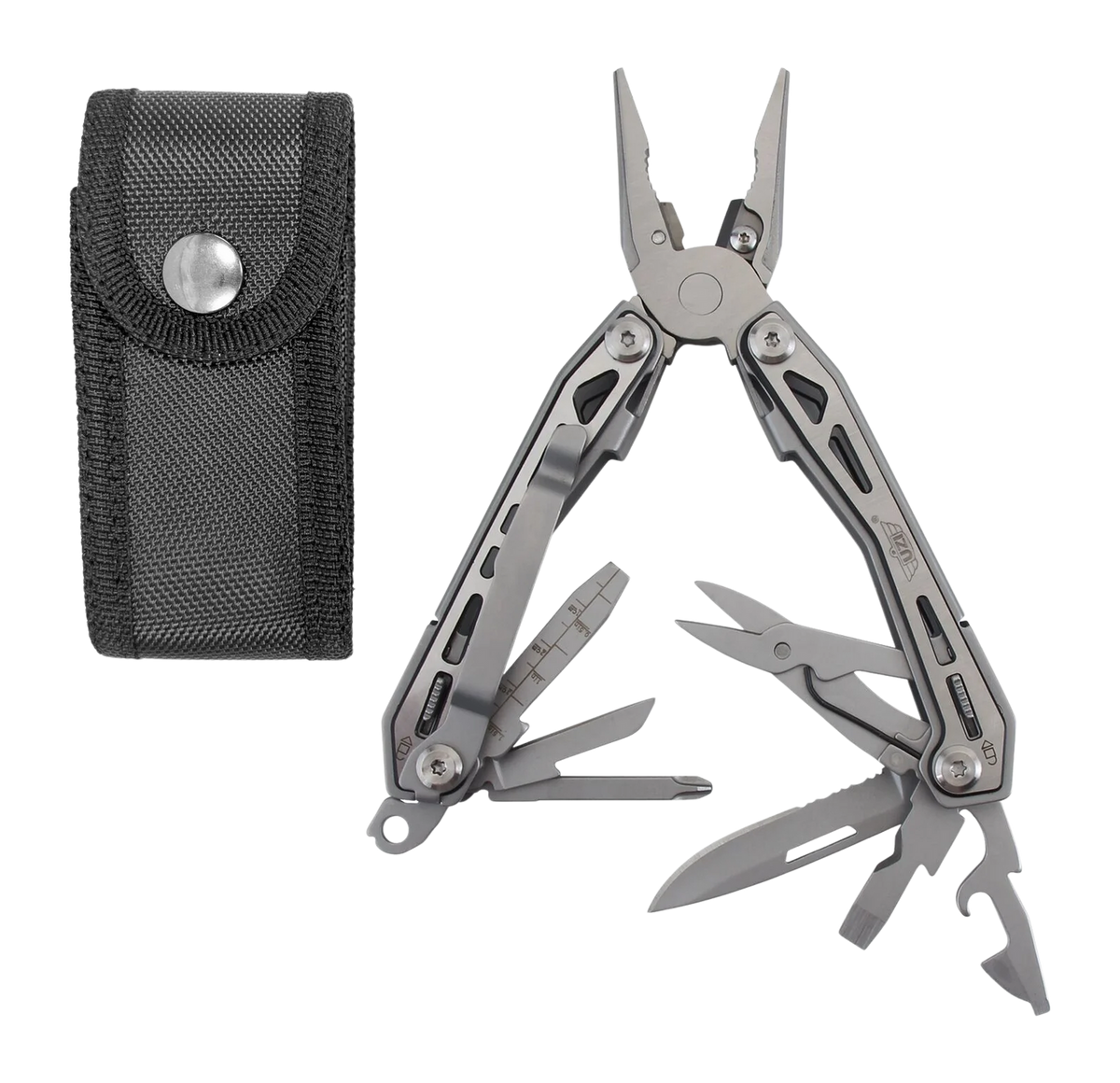 S&W Pepper Spray CAMP UZI-PTL-1 Multi Tool 4.13" Closed Stainless Steel w/Pliers