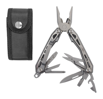 S&W Pepper Spray CAMP UZI-PTL-1 Multi Tool 4.13" Closed Stainless Steel w/Pliers
