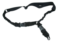TacFire SL003B 2 To 1 Point Sling 30"-40" Black Nylon Adjustable Double Bungee Rifle