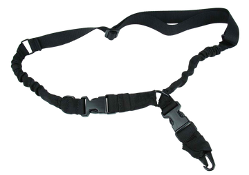 TacFire SL003B 2 To 1 Point Sling 30"-40" Black Nylon Adjustable Double Bungee Rifle