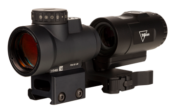 Trijicon MRO HD 1x/3x 25mm 2 MOA Red Dot / 68 MOA Circle Reflex Sight w/ 3x Magnifier - Matte Black