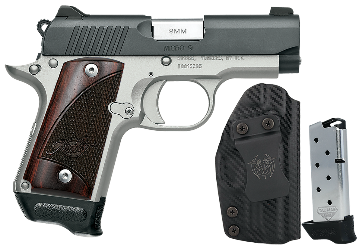 Kimber Micro 9 Two-Tone 9mm Luger 3.15" 7+1 Semi-Auto Pistol - RTC-K Bundle