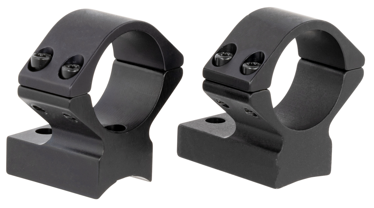 Talley 930706 Scope Mount/Ring Combo 1" Tube Weatherby Mark V Low Rings Non-Magnum Action 0 MOA - Black Anodized