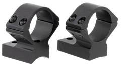 Talley 930706 Scope Mount/Ring Combo 1" Tube Weatherby Mark V Low Rings Non-Magnum Action 0 MOA - Black Anodized