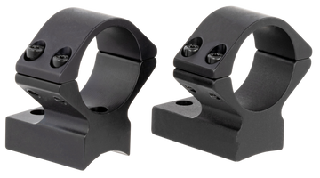 Talley 930706 Scope Mount/Ring Combo 1" Tube Weatherby Mark V Low Rings Non-Magnum Action 0 MOA - Black Anodized