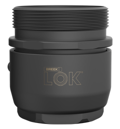 Breek Arms Breek LOK 3QD 1.375x24 TPI Titanium DLC Black Suppressor Mount