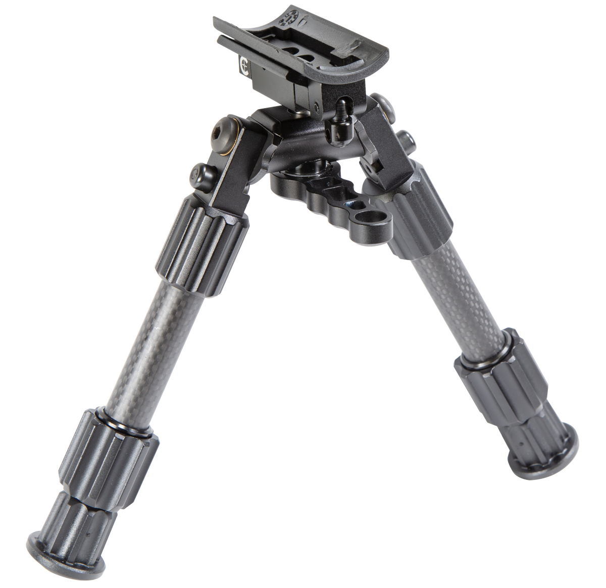 Caldwell Accumax Premium Carbon Fiber Bipod 6-9" Gray Swivel Stud