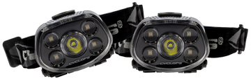 Cyclops Force XP LED Headlamp 350/15 Lumen Cree LED Red/Green - Black - 2 Pack