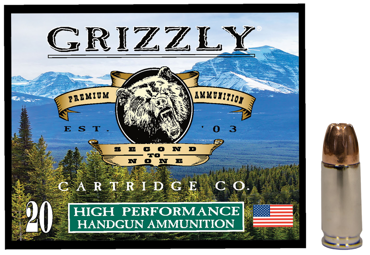 Grizzly Ammo GC9MM1 9mm Luger 115gr JHP - Box or Case