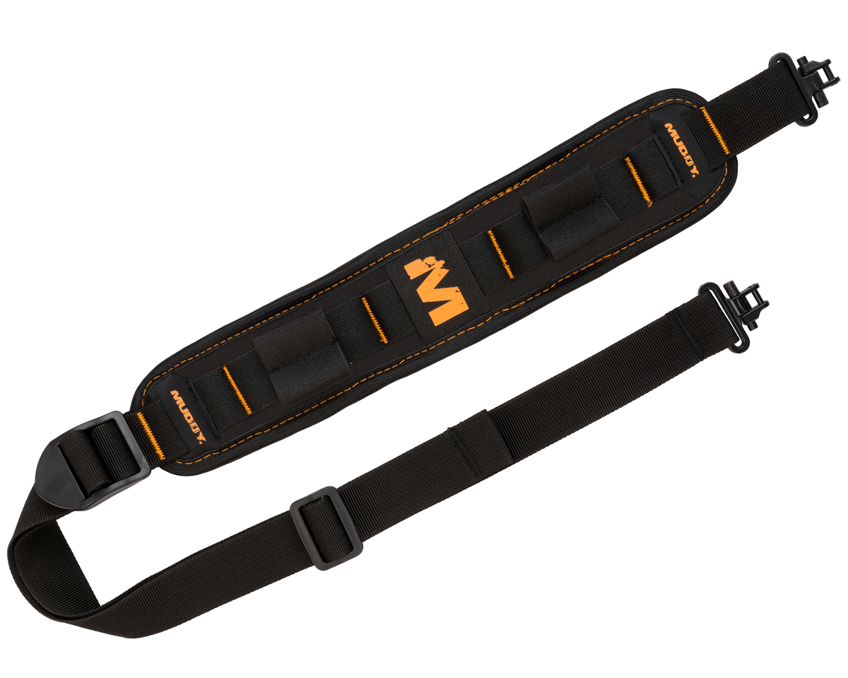 Muddy Summit Ridge Flexible Sling - Black Neoprene w/ QD Swivels