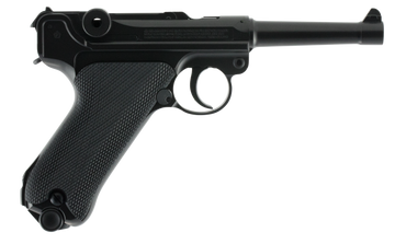 RWS Umarex Legends P.08 .177 BB 4.60" 21+1 CO2 Air Pistol - Black Polymer Grips