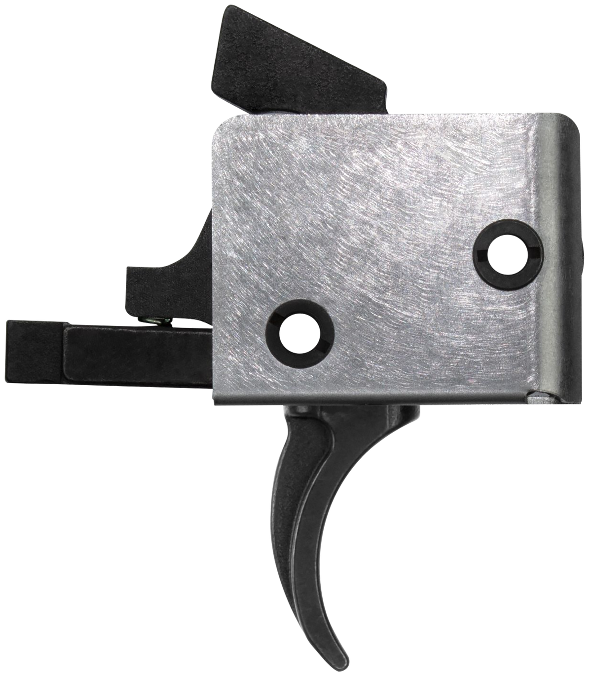 CMC Triggers 95503 Drop-In PCC 9mm AR-15/AR-10 Flat Single-Stage Trigger 3-3.5 lbs - Black/Silver