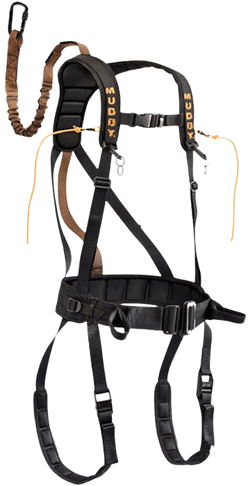 Muddy The Safeguard Safety Harness L/XL Padded Nylon Black