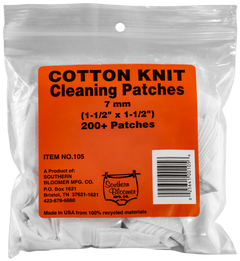 Southern Bloomer 105 Cleaning Patches 7mm Cotton 200 Per Pack