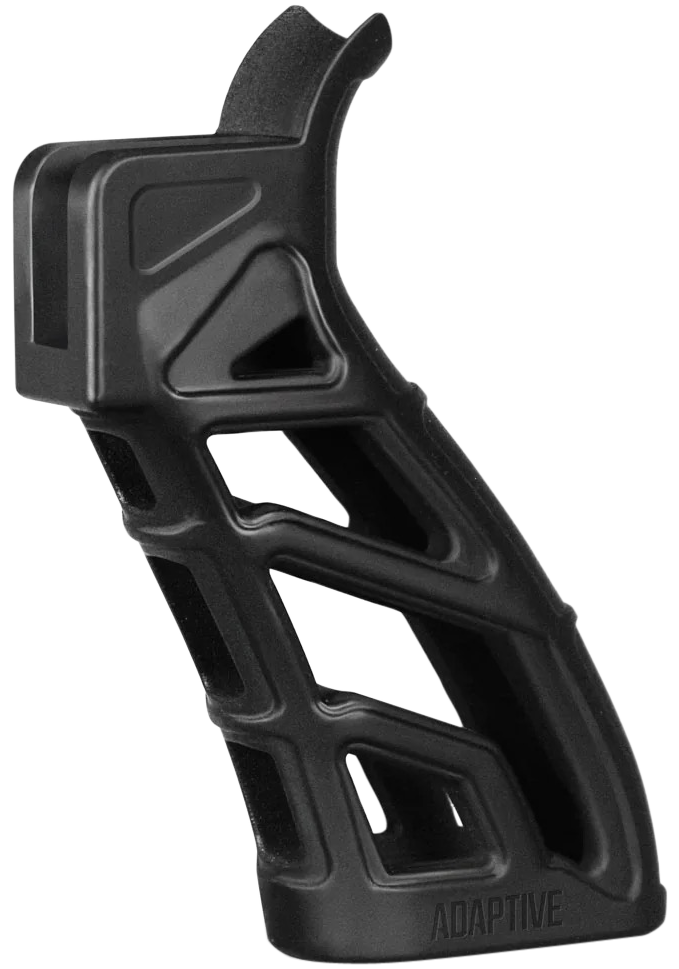 Adaptive Tactical Lightweight Tactical Grip (LTG) Skeletonized Black Polymer 25-Degree Grip Angle - AR Platform