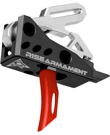 Rise Armament RA-535 Advanced Performance Black/Red 3.5 lb Single-Stage AR-15 Drop-In Trigger