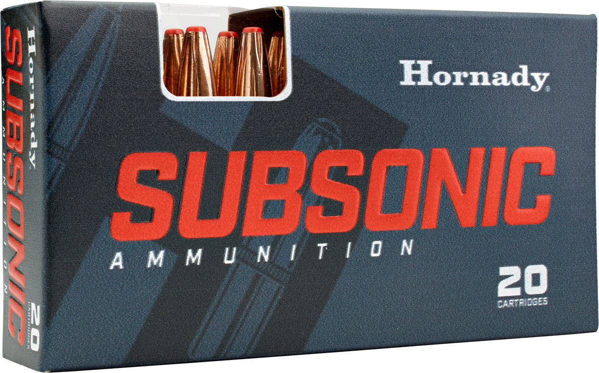 Hornady Subsonic 30-30 Win 175gr Sub-X 20rd Box - Box or Case