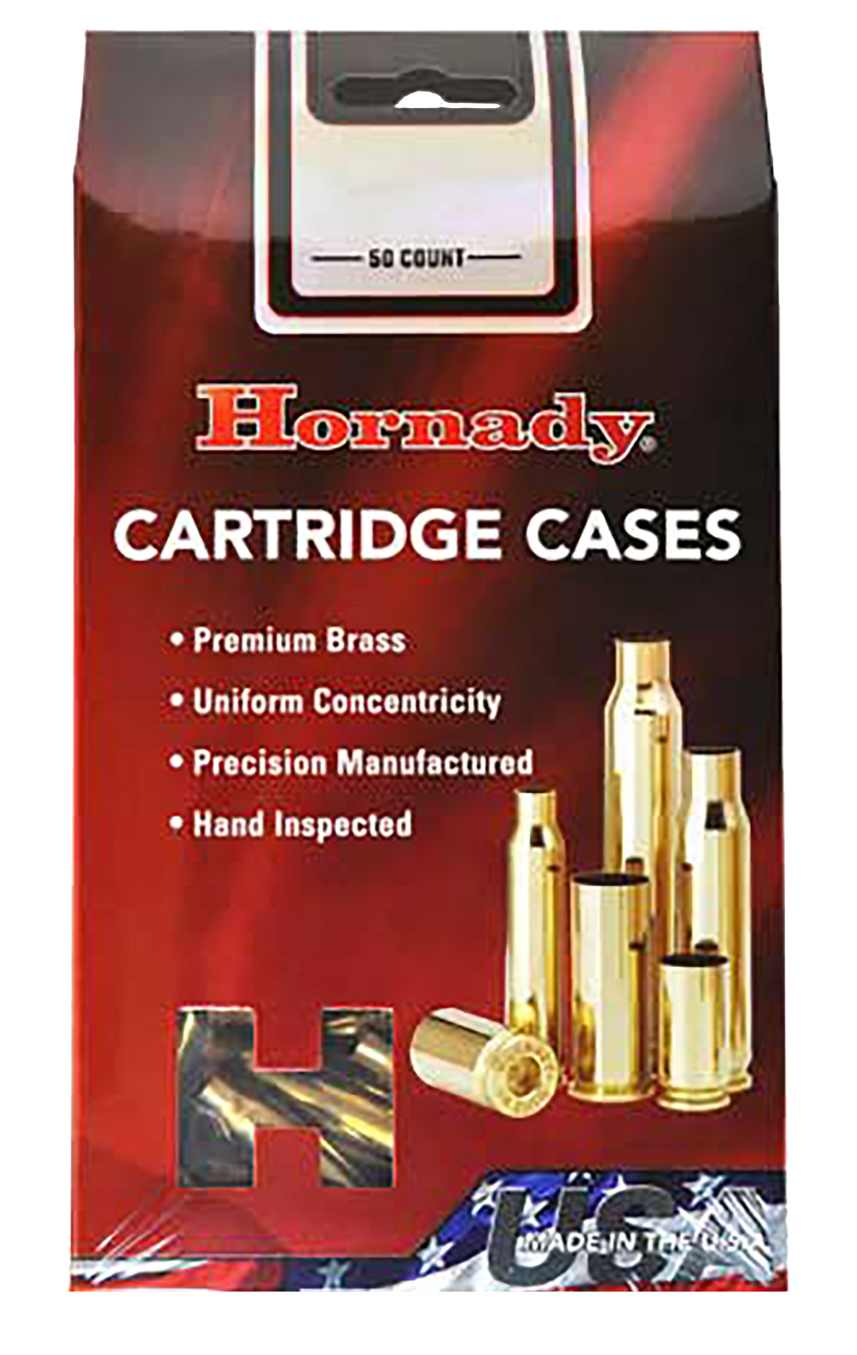 Hornady 86287 6mm ARC Unprimed Rifle Brass Cases - 50/Box