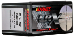 Barnes Bullets LRX .338 Cal 250gr Boat Tail 50/Box
