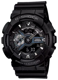 G-Shock GA1101BCR Tactical Analog-Digital Watch - Black Stainless Steel Bezel