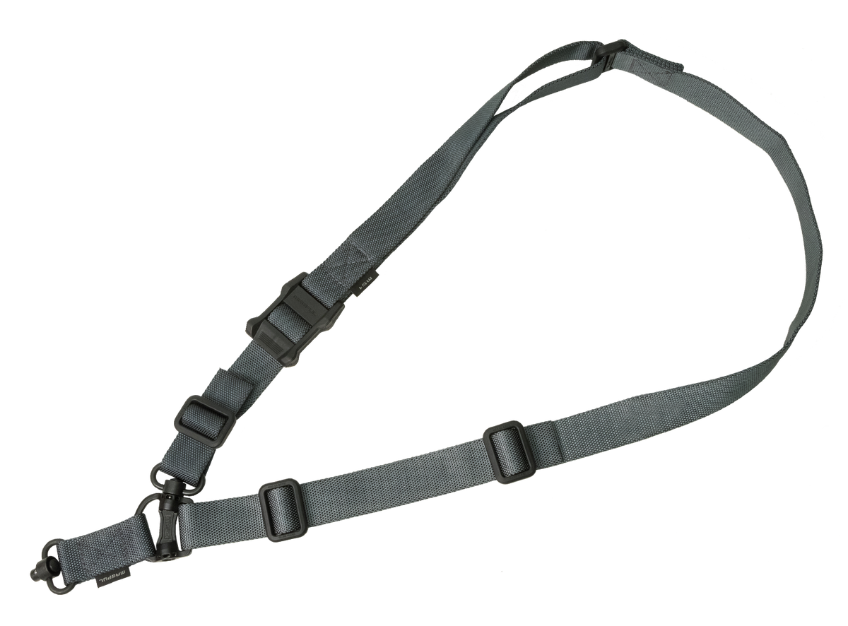 Magpul Industries MAG518GRY MS4 GEN2 Dual QD Sling 48"-60" Stealth Gray