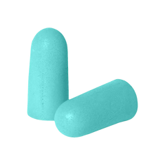 Radians Resistor FP70ABG/50 Foam Earplugs 32 dB NRR Aqua Blue Adult - 50 Pair