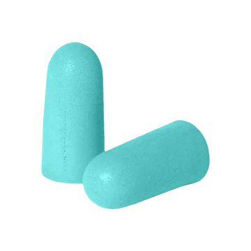 Radians Resistor FP70ABG/50 Foam Earplugs 32 dB NRR Aqua Blue Adult - 50 Pair