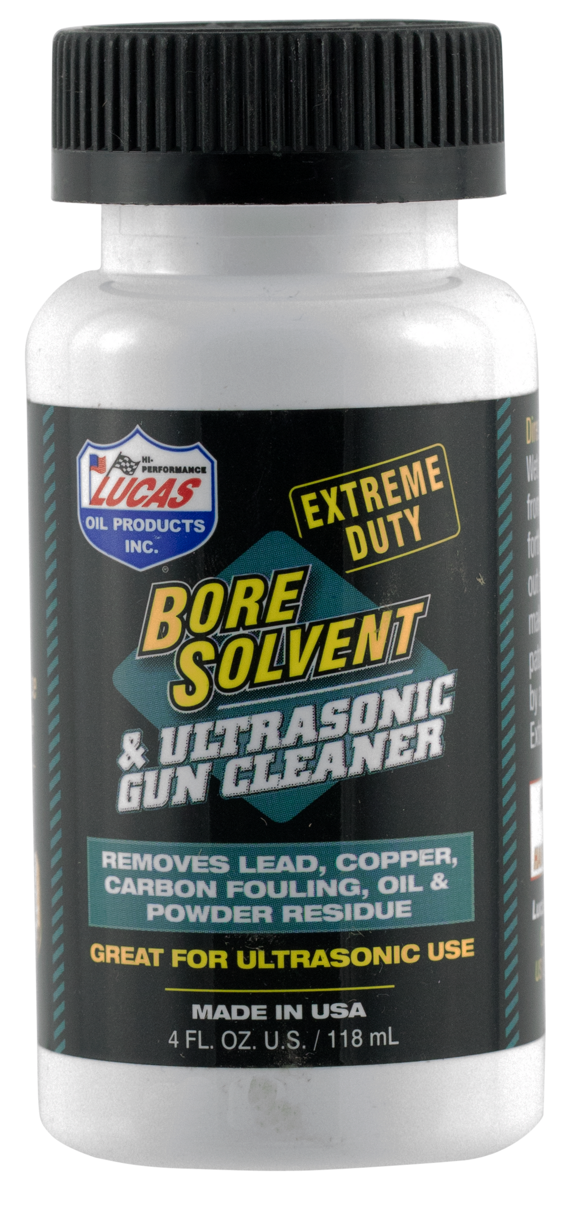Lucas Oil 10907 Extreme Duty Bore Solvent & Ultrasonic Gun Cleaner 4 oz Jar