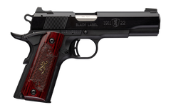 Browning 1911-22 Black Label Medallion Full Size 22 LR 4.25" 10+1 Semi-Auto Pistol
