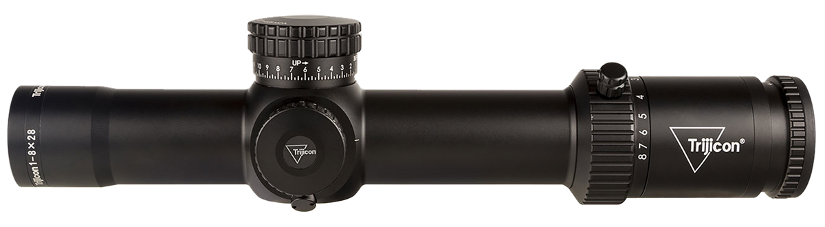 Trijicon Credo HX 1-8x28mm 34mm Tube LED Illuminated Red/Green MOA Segmented Circle Riflescope - Satin Black