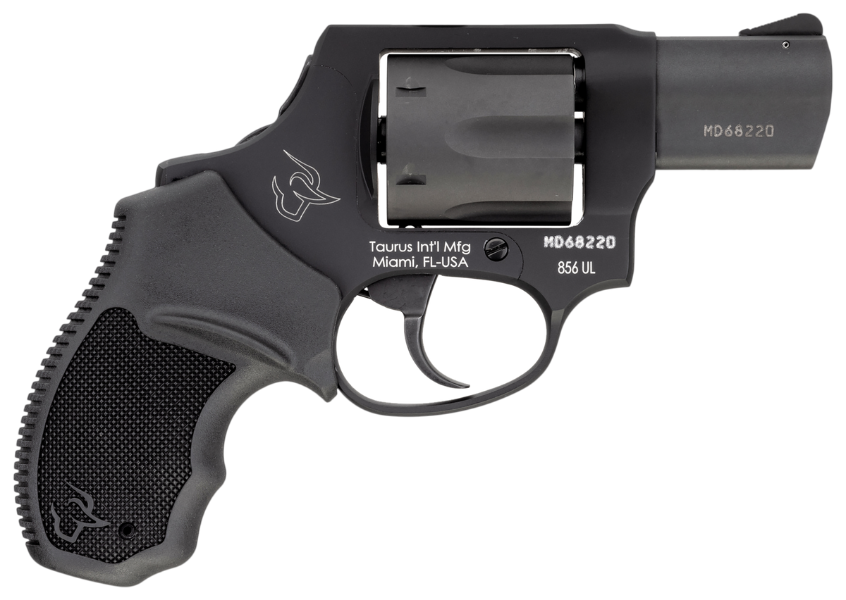 Taurus 856 Ultra-Lite 38 Special +P 2" 6-Shot DAO Revolver - Concealed Hammer - Matte Black