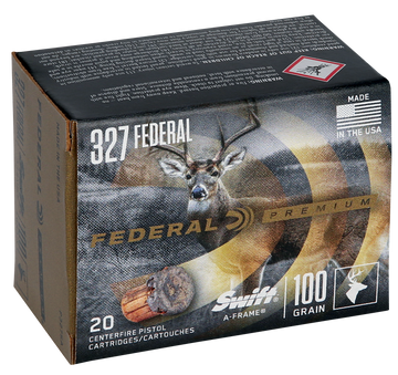 Federal Premium 327 Federal Mag 100gr Swift A-Frame 20rd - Box or Case