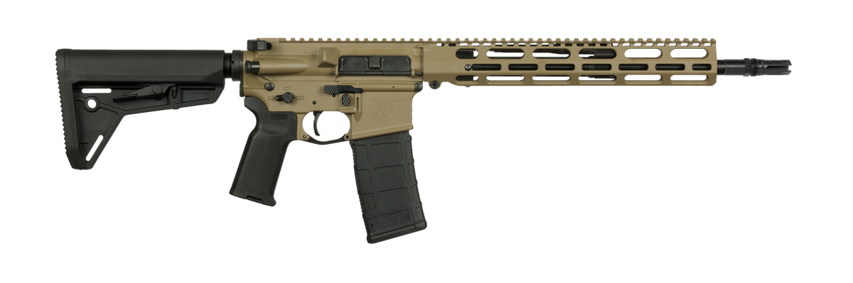VKTR Industries VK-1 5.56 NATO 13.7" 10+1 Semi-Auto AR-15 Rifle - FDE Cerakote - CA Compliant