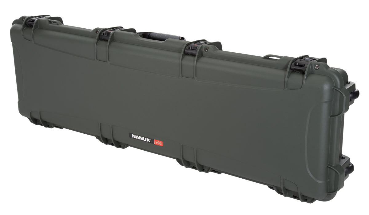 Nanuk 995 52" Olive Resin Rifle Case w/ Foam Padding