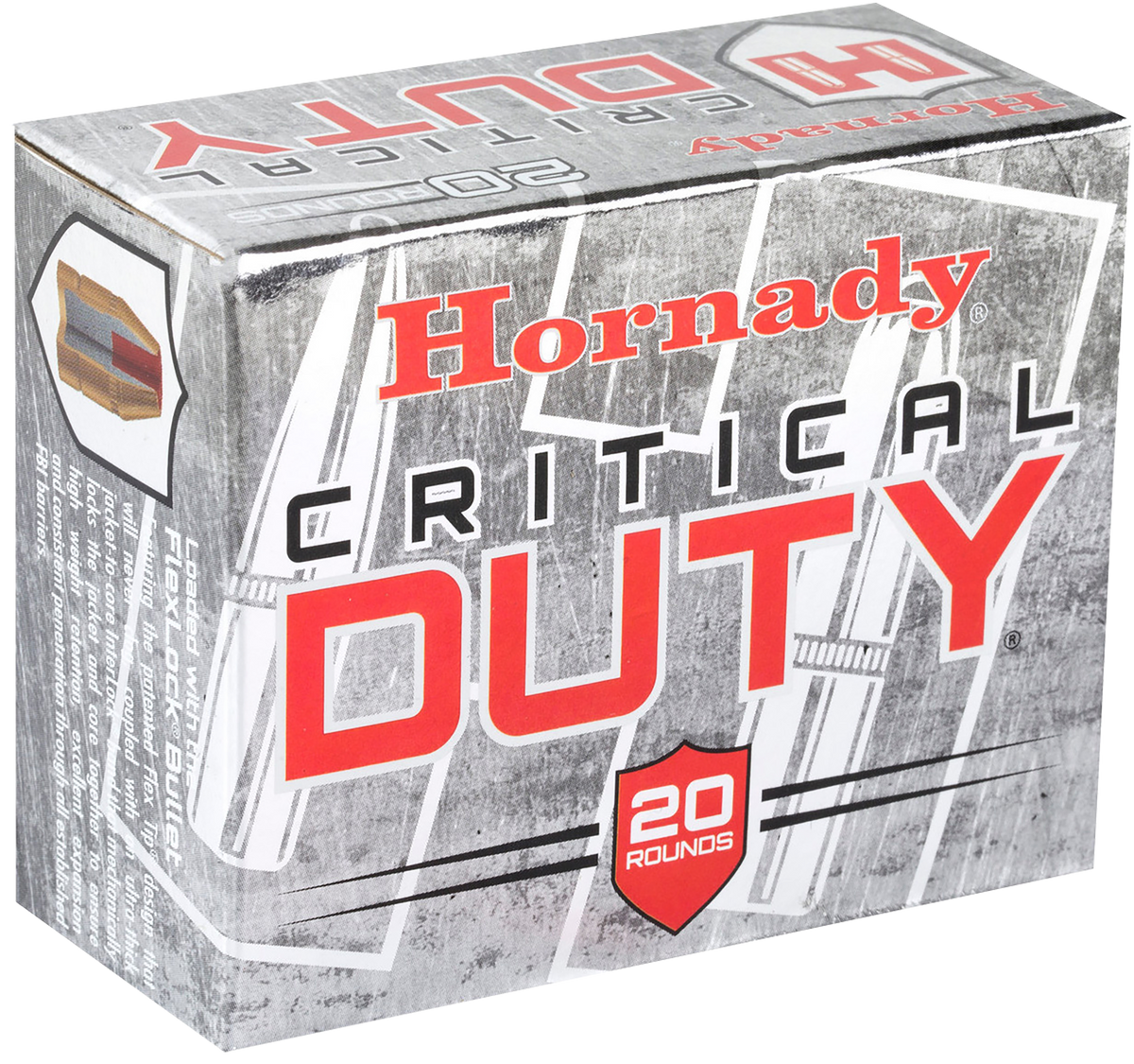 Hornady Critical Duty 45 ACP +P 220gr FlexLock - Box or Case