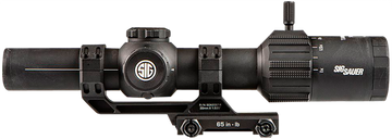 Sig Sauer Electro-Optics Tango-MSR LPVO 1-6x24mm 30mm Tube Illuminated BDC6 Reticle Black - w/ALPHA-MSR Mount