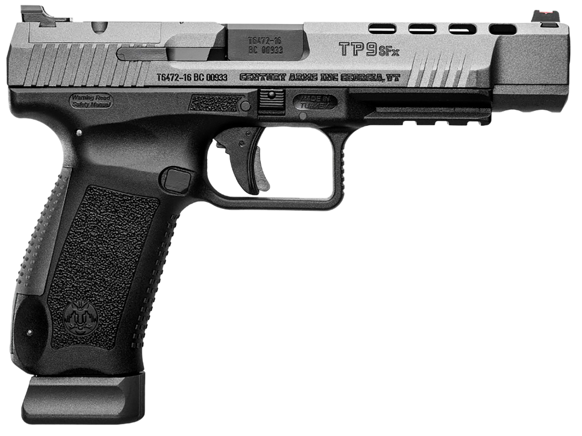 Canik TP9 SFx 9mm Luger 5.20" 10+1 Semi-Auto Pistol - Tungsten