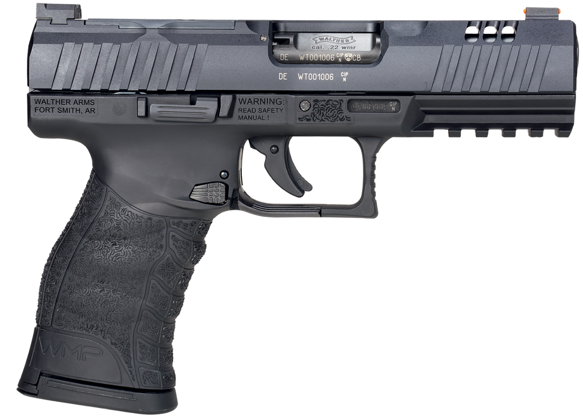 Walther Arms WMP Optic Ready 22 WMR 4.50" 15+1 Striker-Fire Pistol