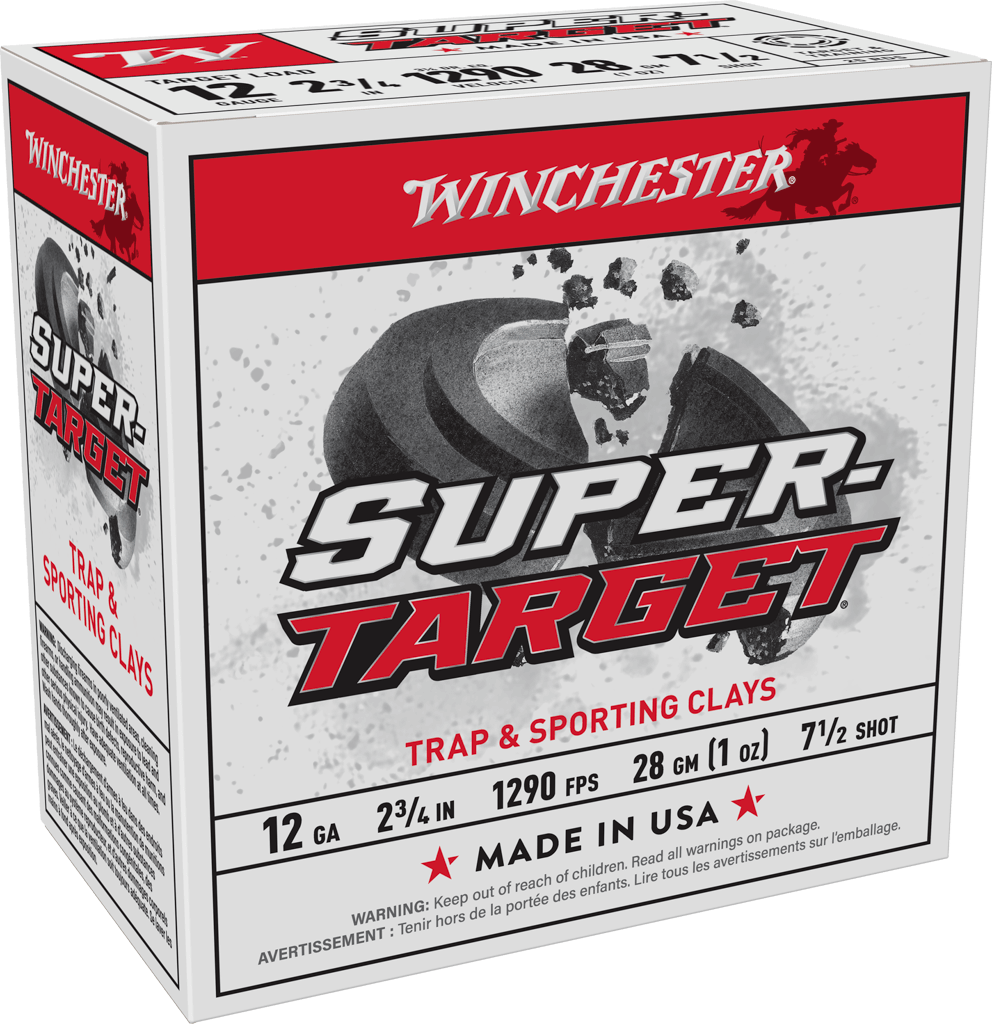 Winchester Ammo Super-Target 12 Gauge 2.75" 1 oz 7.5 Shot 25 Rd - Box or Case