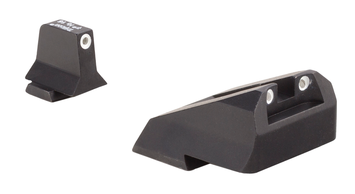Trijicon 600900 Suppressor/Optic Height Night Sight Set - Green Tritium White Outline - Smith & Wesson M&P/M&P M2.0