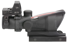 Trijicon 100550 ACOG Combo Matte Black 4x32mm Illuminated Red Crosshair .223 BDC w/ RMR Type 2