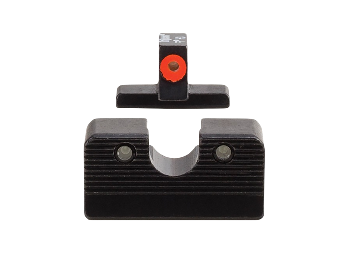 Trijicon HD XR Night Sight Set FN 509 Green Tritium Orange Outline Front